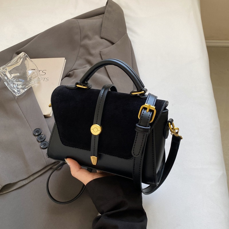 Women Bags Golden - Elegant Faux Handbag with Adjustable Strap