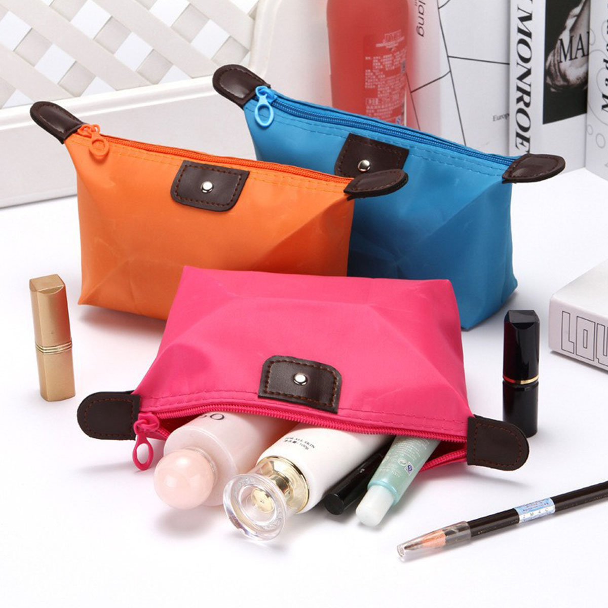 Women'S Bags - Women Foldable Candy Color Dumpling Travel