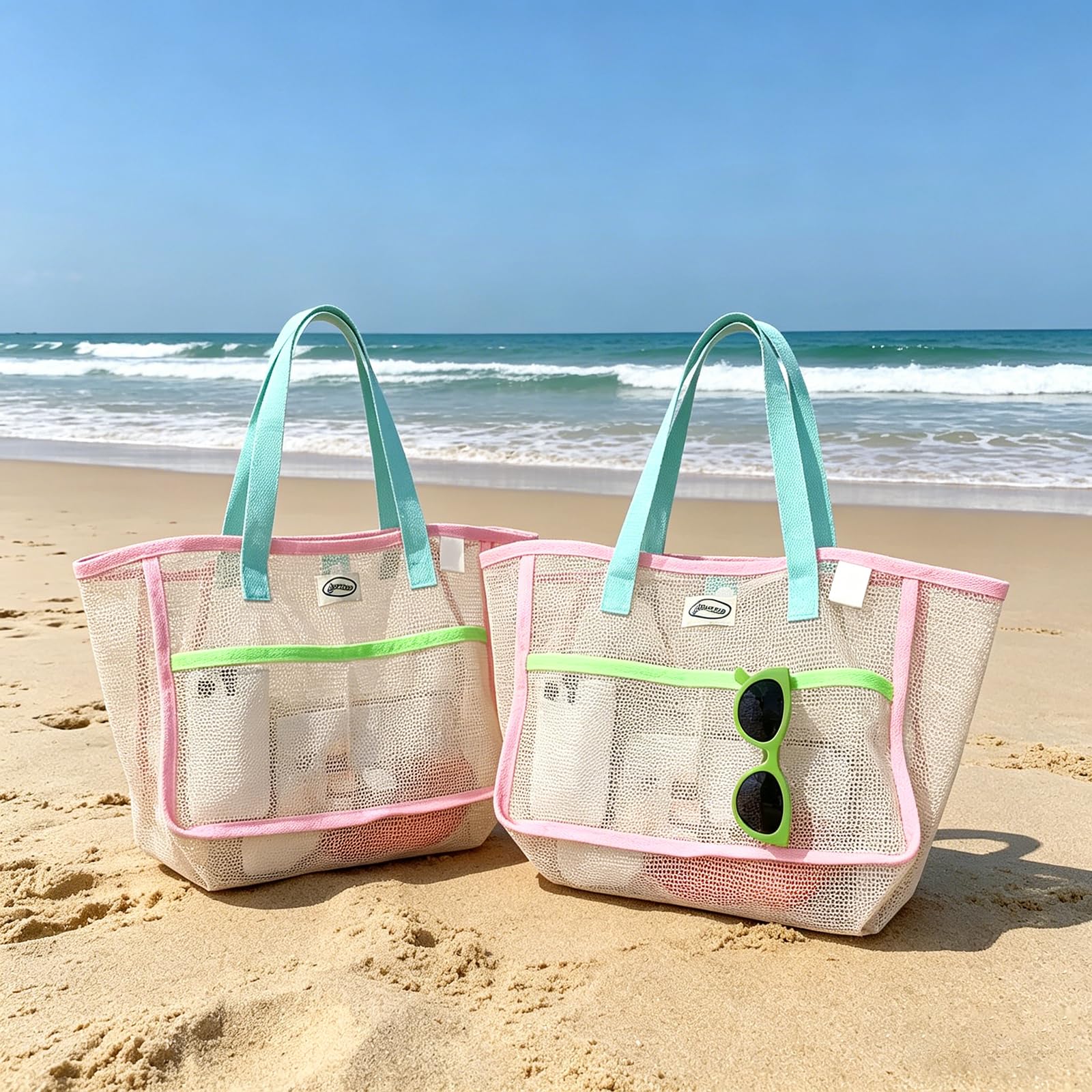 Women'S Bags - Beach Bags for Women Colorful Foldable