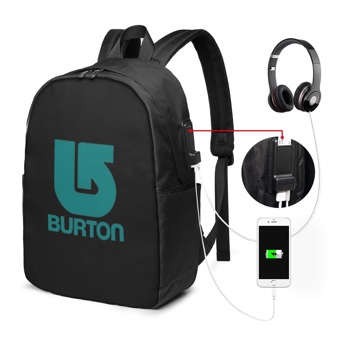 Women'S Bags - Burton Snowboard Sportive Backpack Travel Notebook