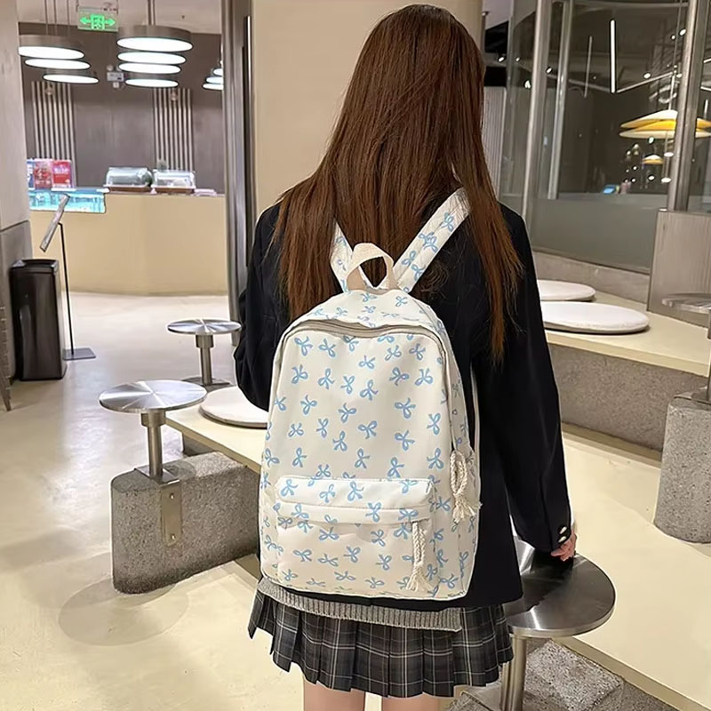 Women Floral Nylon Backpack 6  - Women Bags For Gift recension och pris