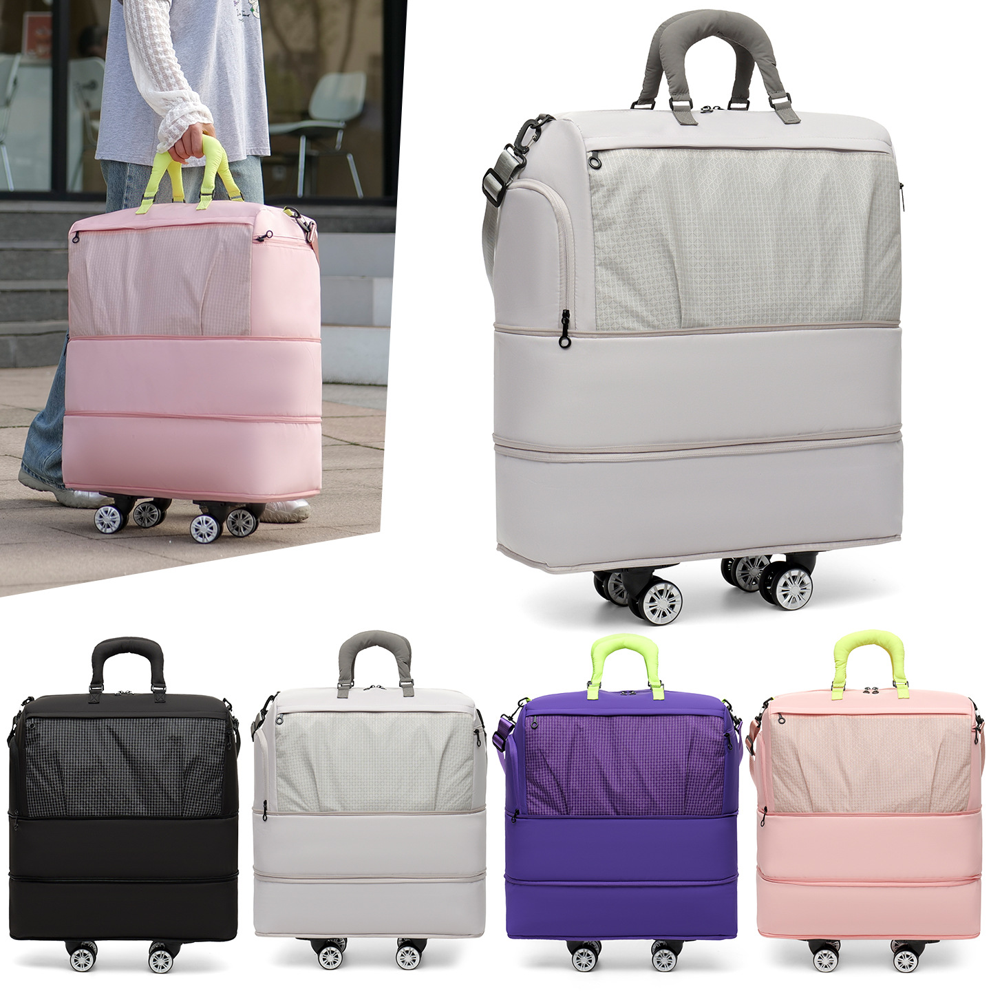 Unisex Travel Large Capacity R - Women Bags Zadig recension och pris