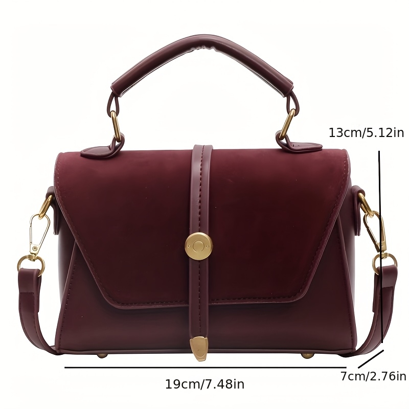 Elegant Faux Handbag with Adju - Women Bags Golden recension och pris
