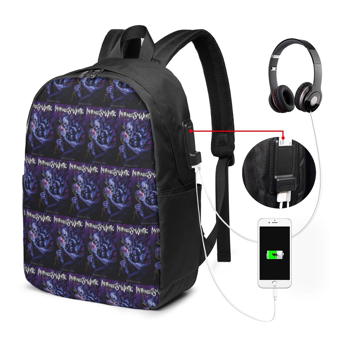 Motionless In White Backpack T - Women Bags For Women recension och pris