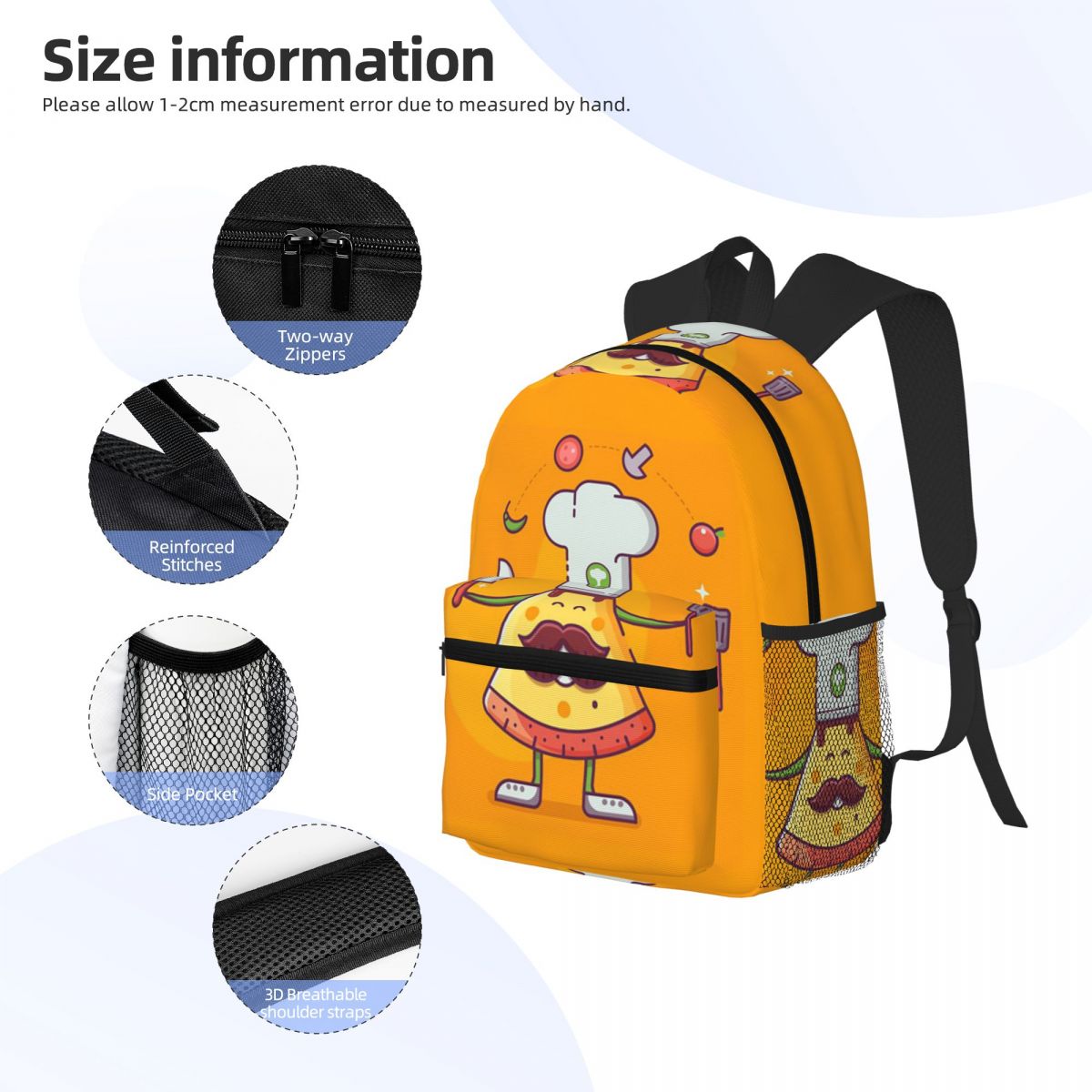 Funny Best Pizza Cartoon Stude - Women'S Best Bags For Travel recension och pris