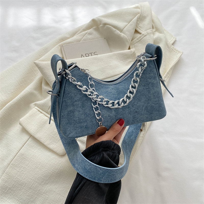 Denim Handheld Small Bag for W - Women Bags Zadig recension och pris