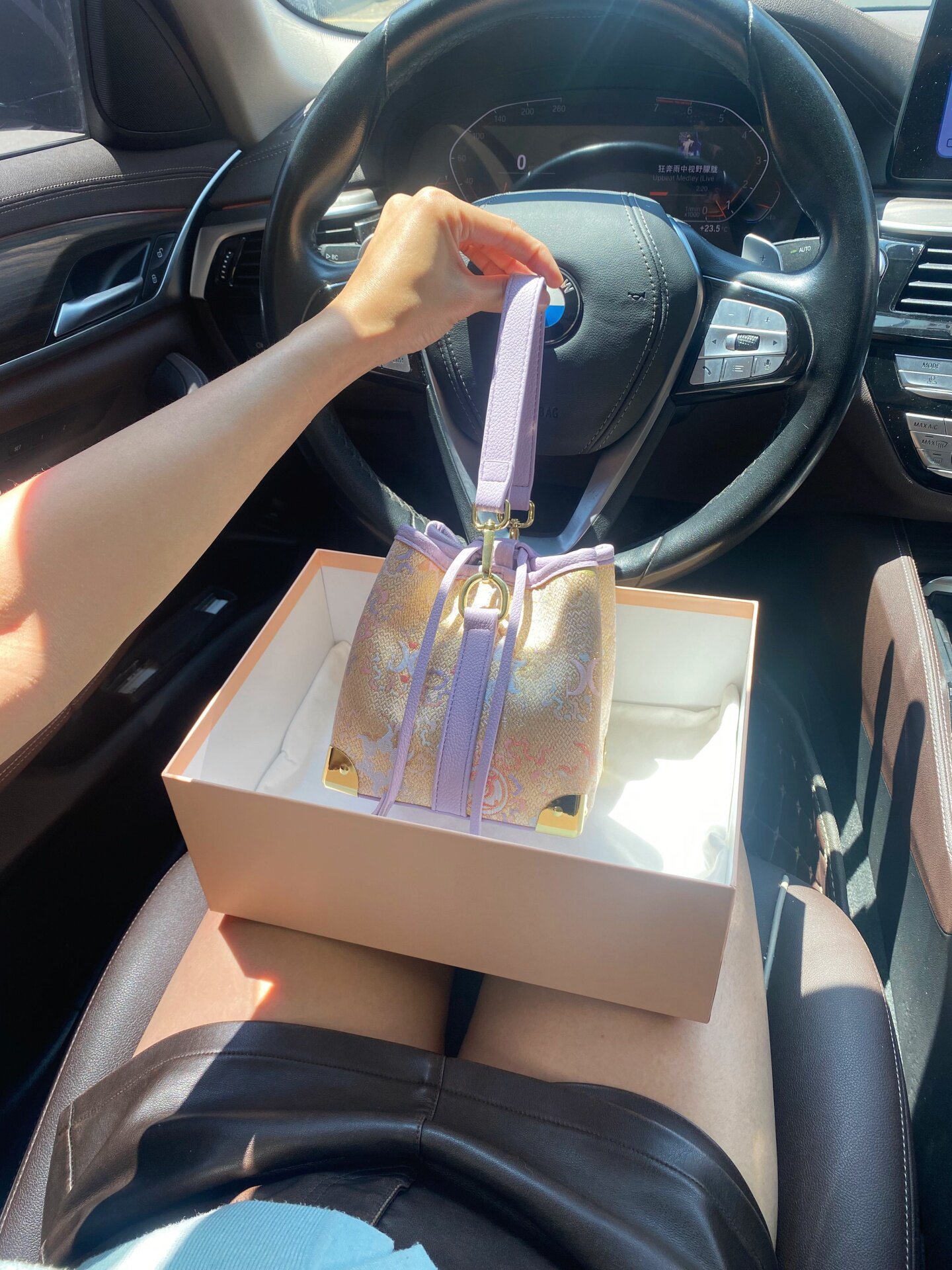Luxury and Unique Handheld Buc - Women Bags Golden recension och pris
