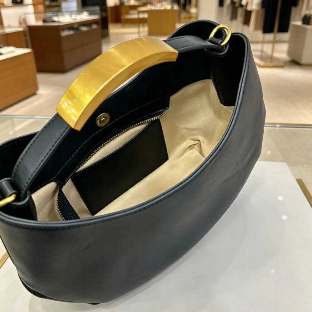 Demi-cercle Women Golden Lette - Women Bags Golden recension och pris