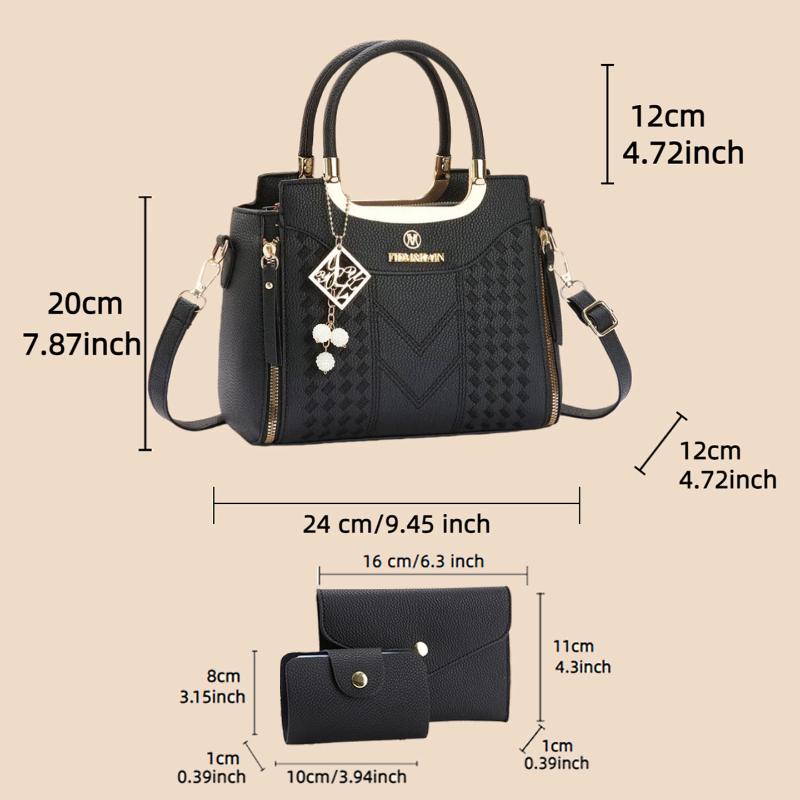 3-piece handbag set made of ly - Women Bags For Gift recension och pris