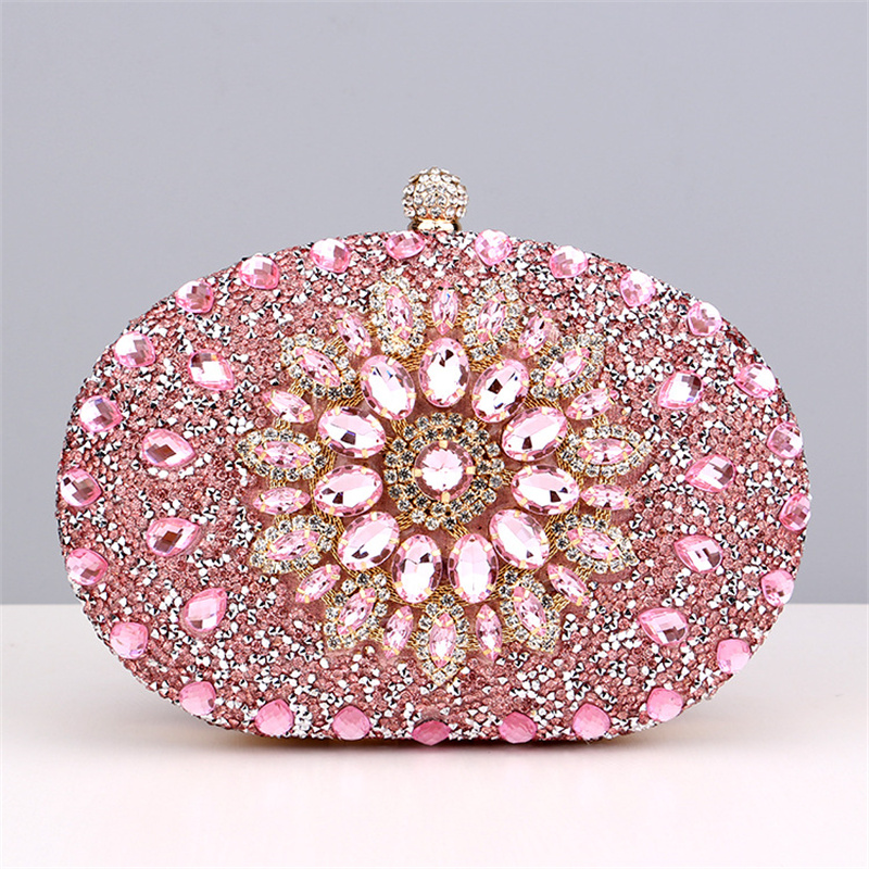 Diamond Crystal Women Make Up  - Women Bags Golden recension och pris