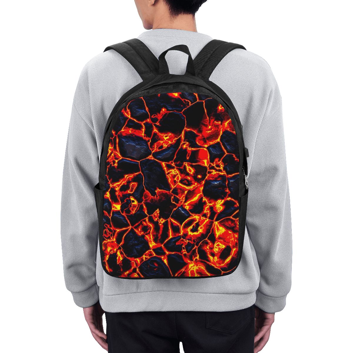 Magma Volcano Lava Fire Backpa - Women Bags For Women recension och pris