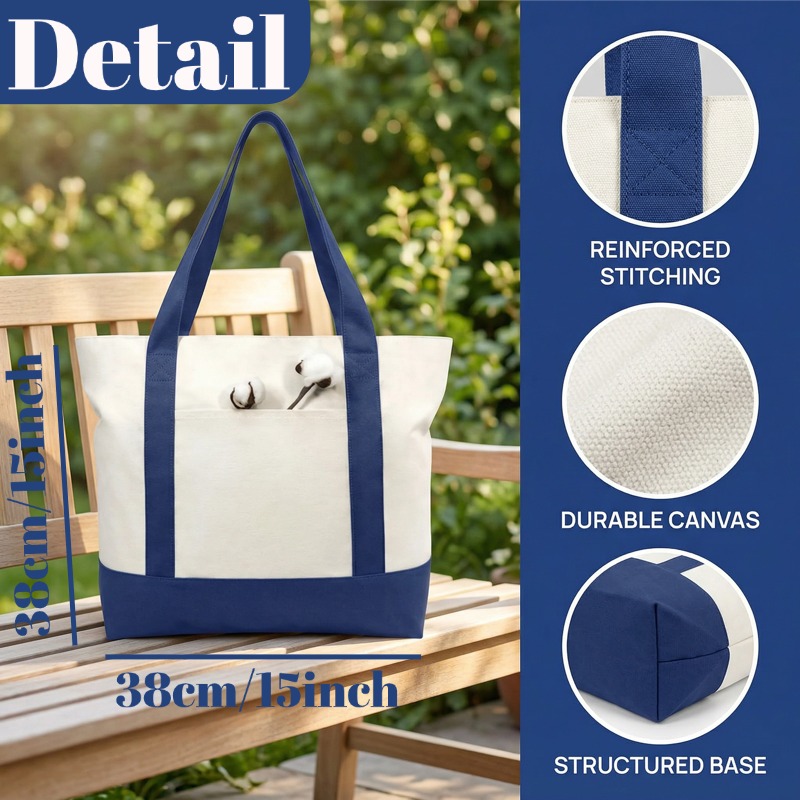 Pomelo Best Cotton Canvas Tote - Women'S Best Bags For Travel recension och pris