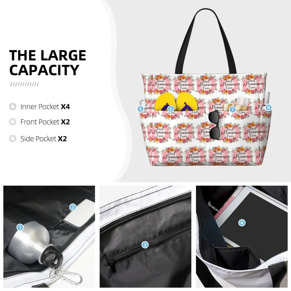 Best Nonna Ever - Funny Grandm - Women'S Best Bags For Travel recension och pris
