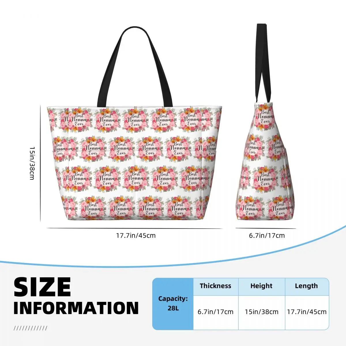 Best Nonna Ever - Funny Grandm - Women'S Best Bags For Travel recension och pris