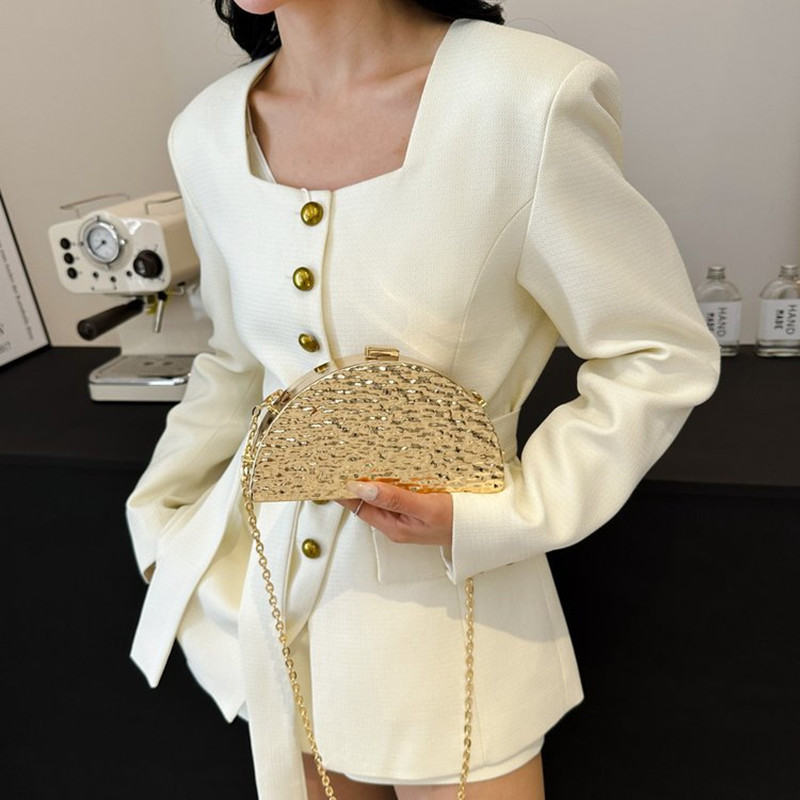 Luxury Golden Evening Bags For - Women Bags Golden recension och pris