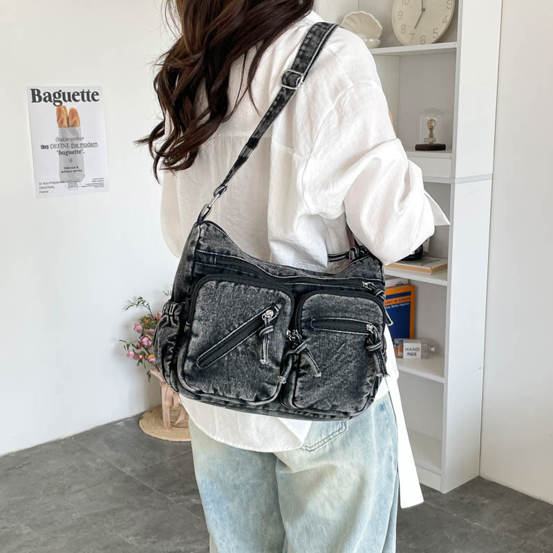 Fashion Denim Shoulder Bag New - Women Bags Zadig recension och pris
