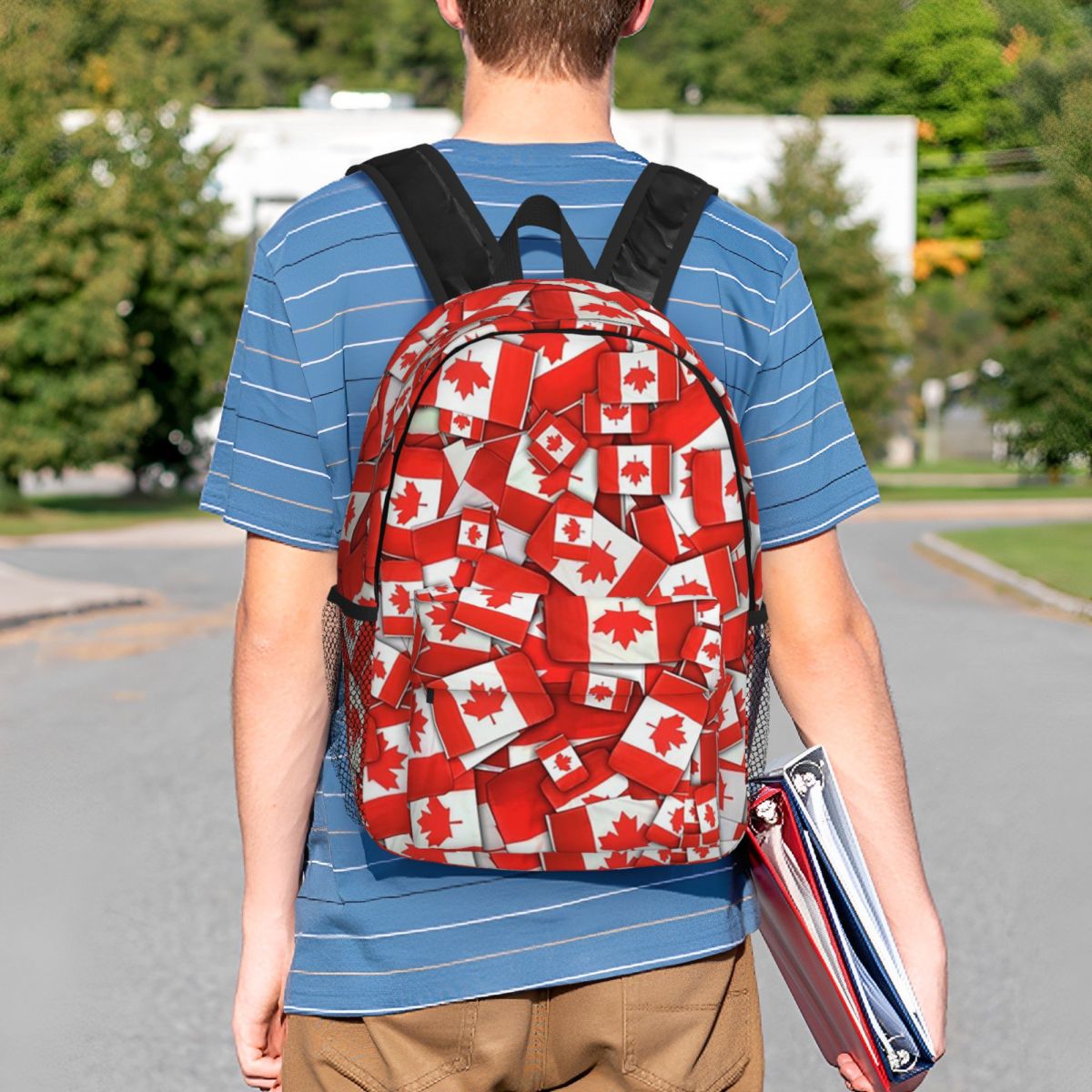 Canada Flag Pattern Backpack H - Women Bags Canada Sale recension och pris
