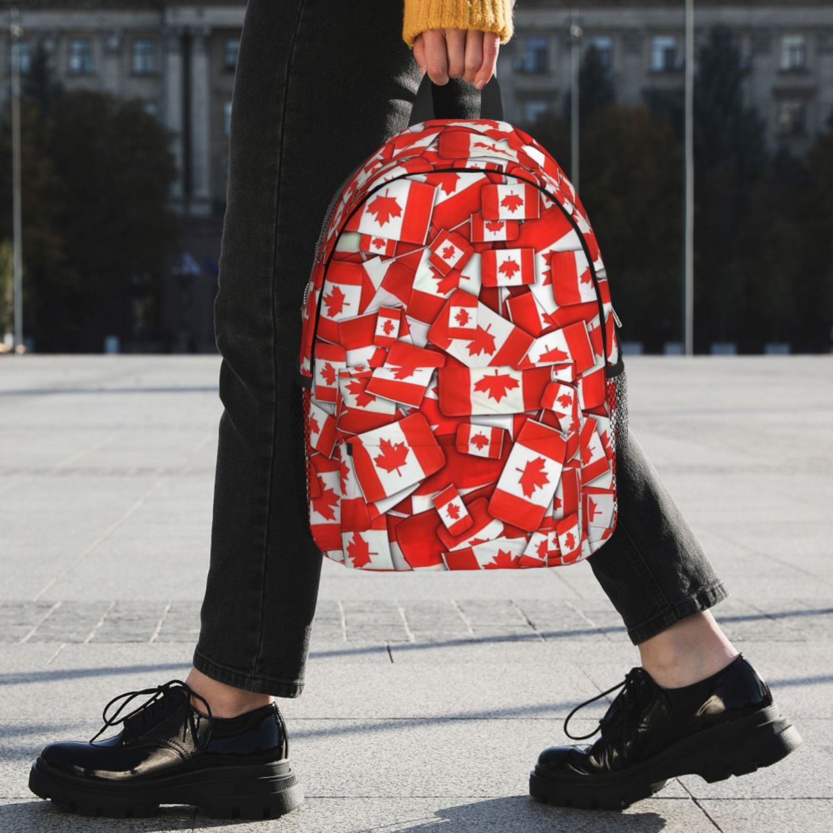 Canada Flag Pattern Backpack H - Women Bags Canada Sale recension och pris