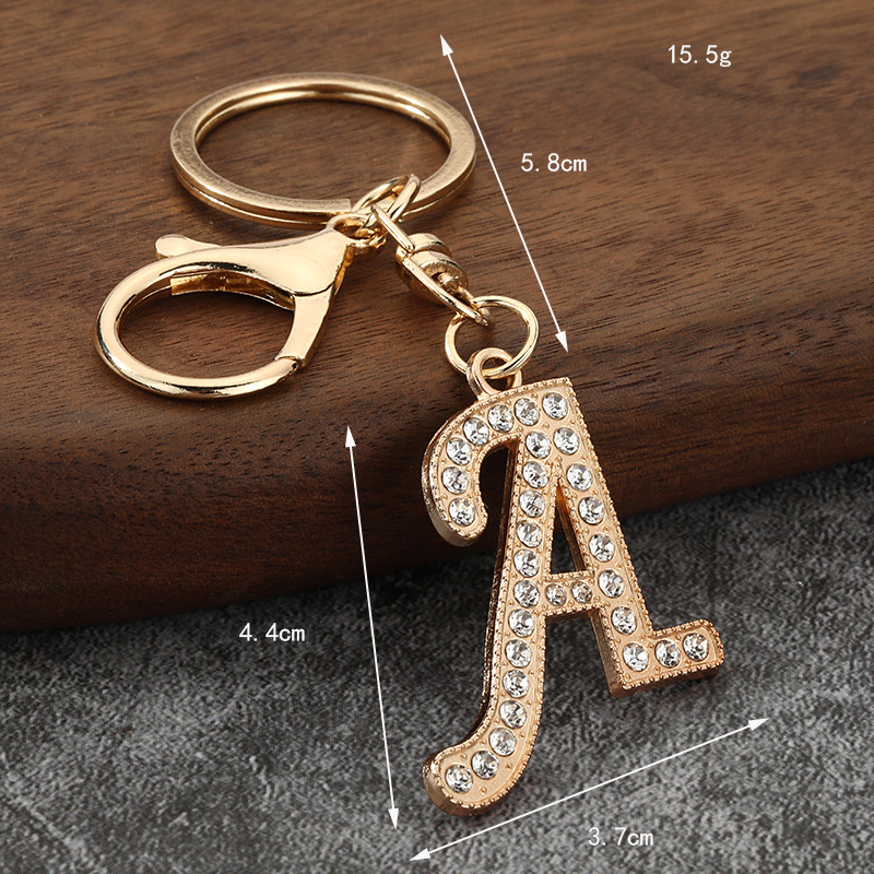 Metal 26 Letter Rhinestone Key - Women Bags Amazon recension och pris