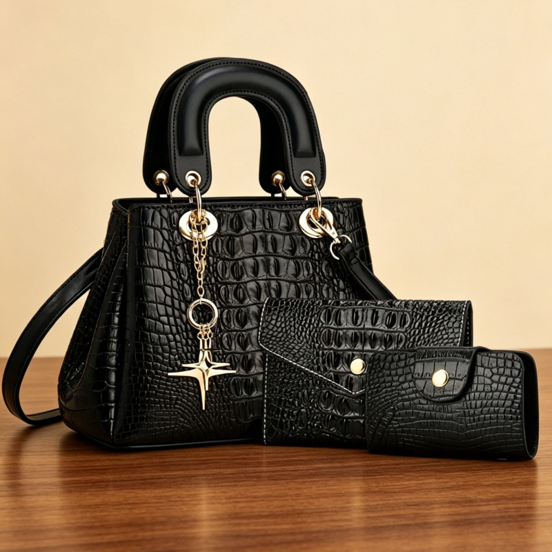 3-piece women's bag set, compa - Women'S Bags Handbags recension och pris