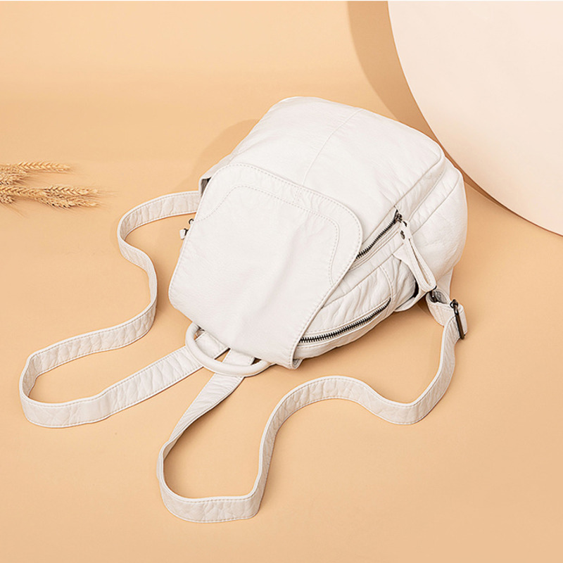 Women's Backpack White Washed  - Women Bags In Sale recension och pris
