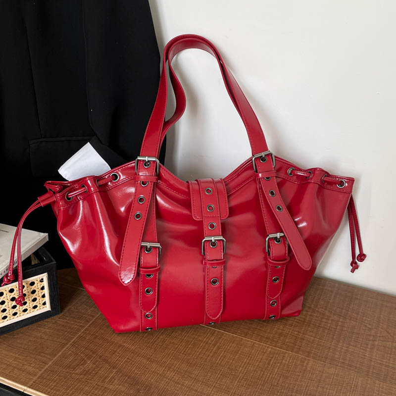Y2K Gothic Rivet Adjustable St - Women Bags In Sale recension och pris