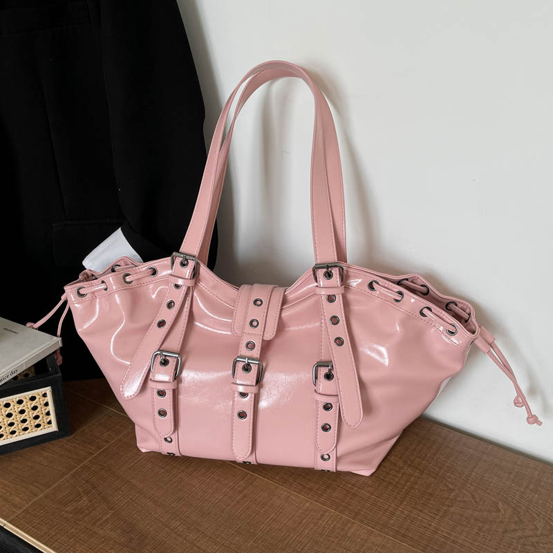 Y2K Gothic Rivet Adjustable St - Women Bags In Sale recension och pris