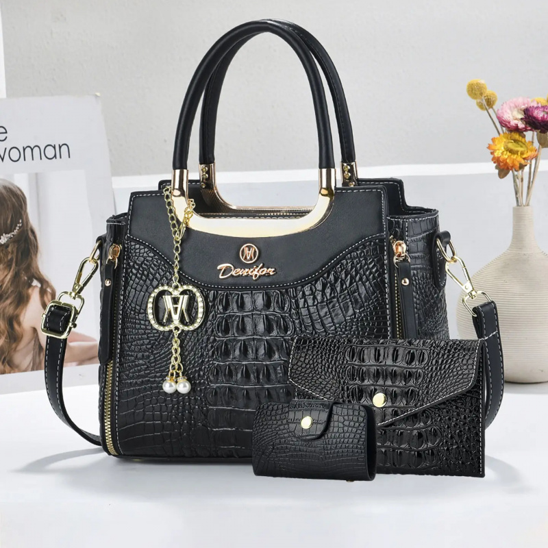 Women's Crocodile Texture Hand - Women'S Bags Handbags recension och pris