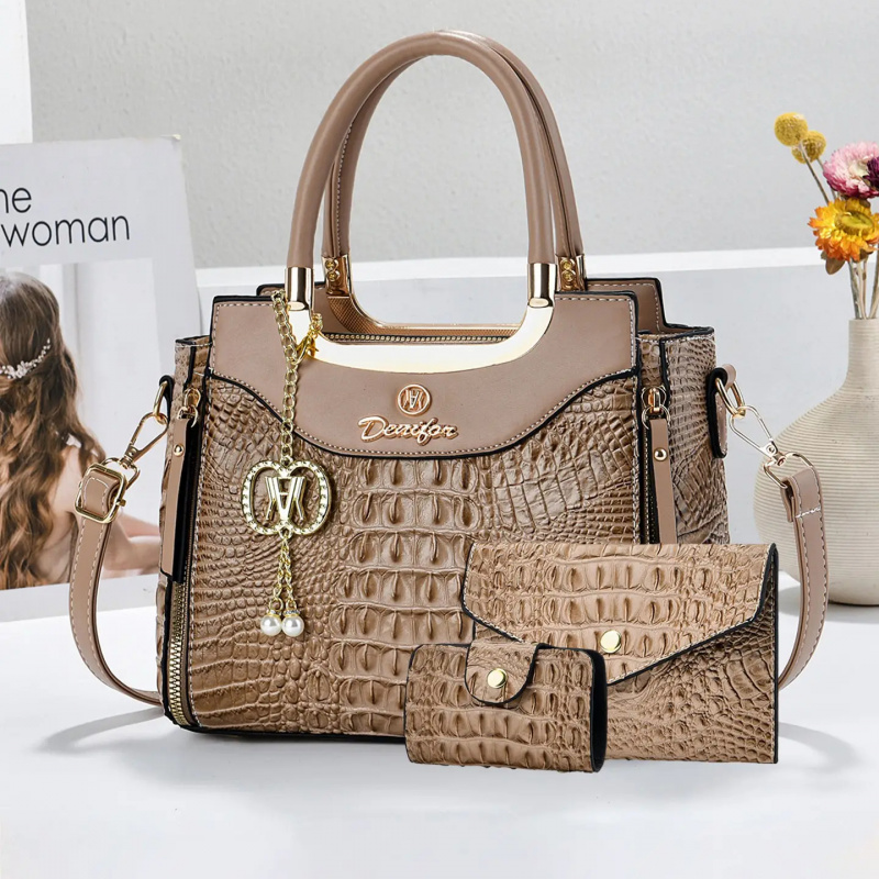 Women's Crocodile Texture Hand - Women'S Bags Handbags recension och pris