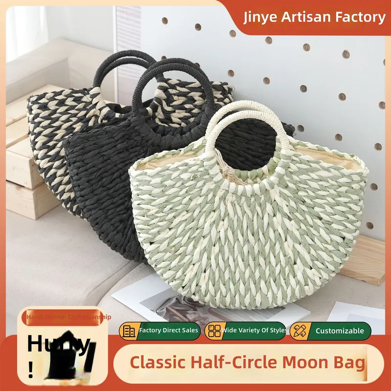 Women Moon Bag Semi Round Hand - Women'S Bags Handbags recension och pris