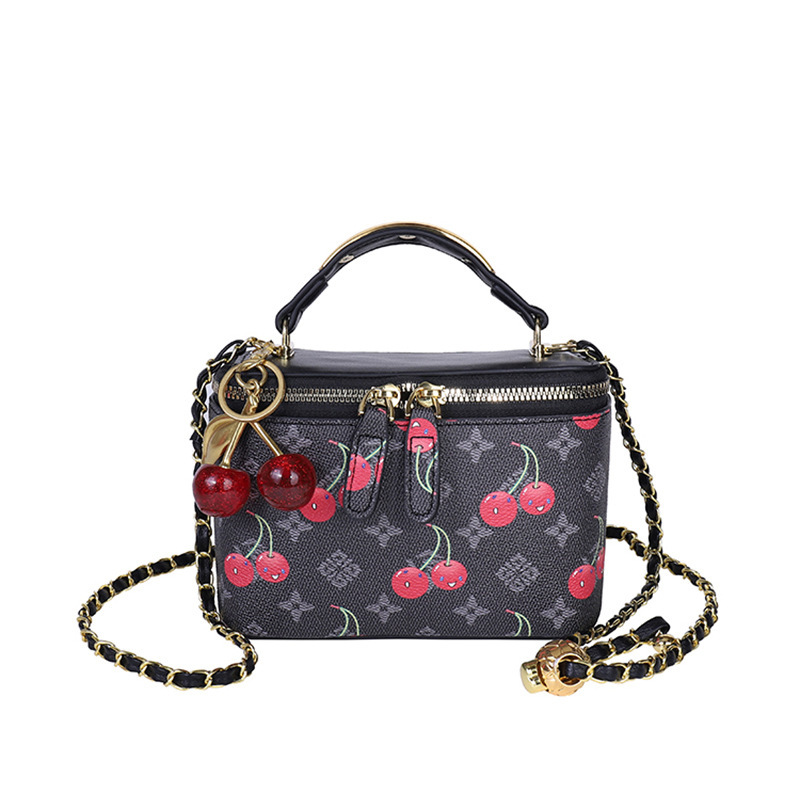 Cherry print mini square box b - Women Bags Zadig recension och pris