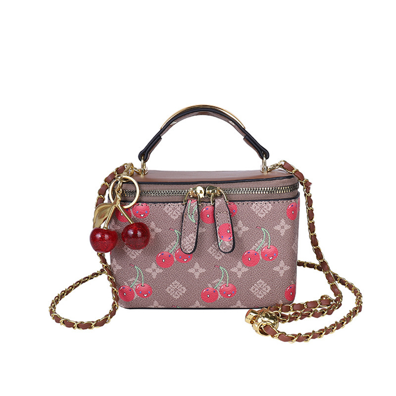 Cherry print mini square box b - Women Bags Zadig recension och pris