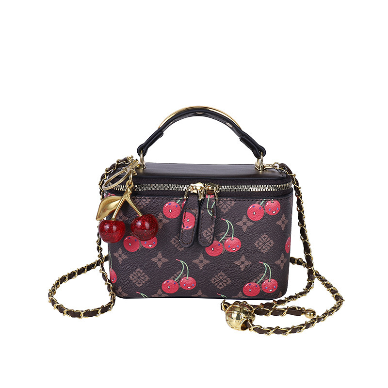Cherry print mini square box b - Women Bags Zadig recension och pris