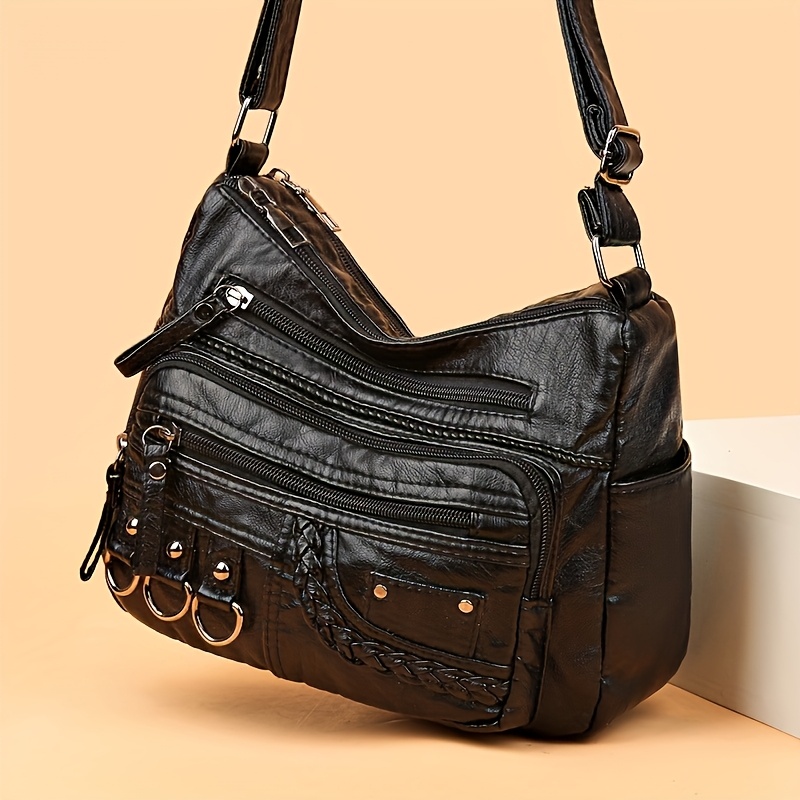Women'S Large Capacity Shoulde - Women Bags Golden recension och pris