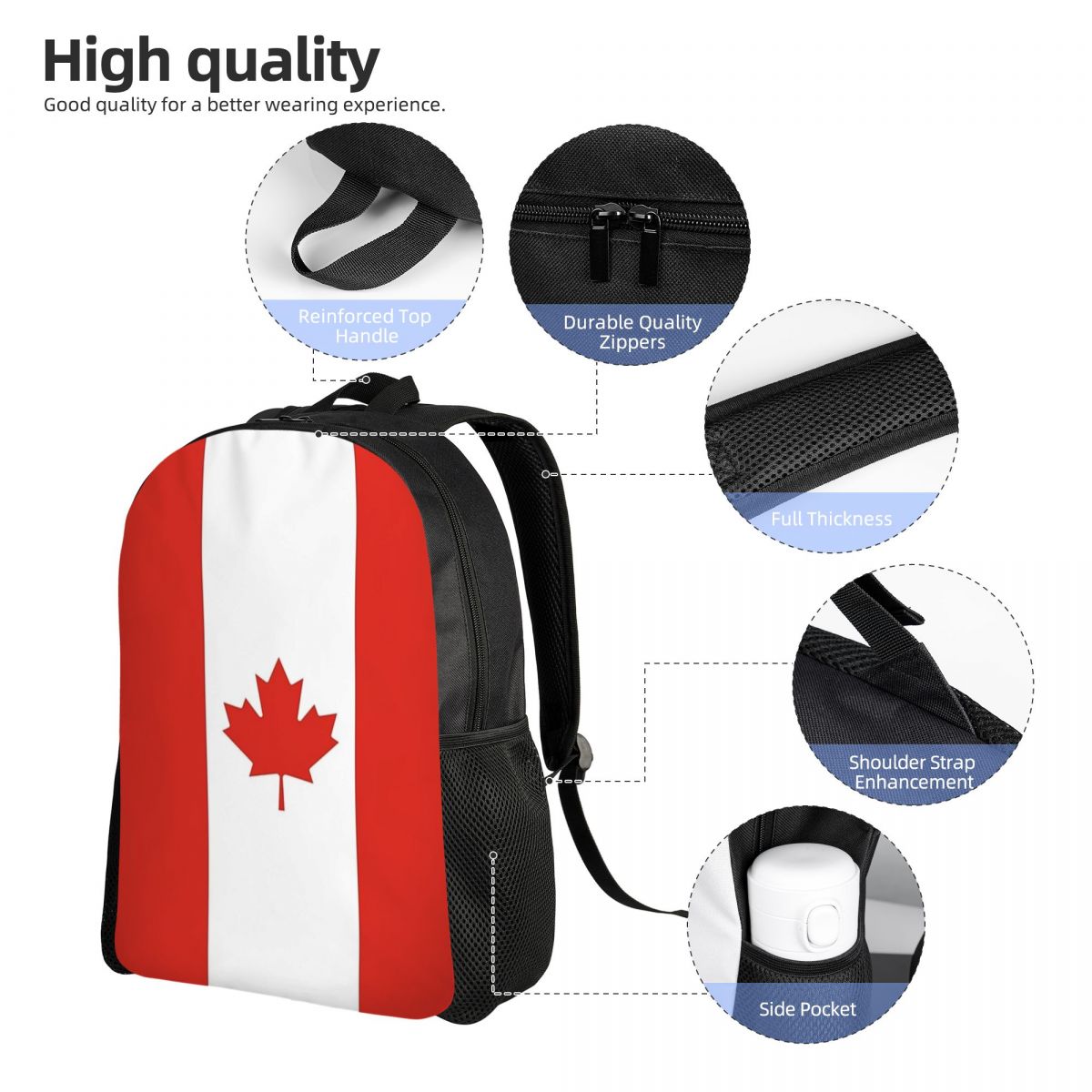Canada Flag National Culture B - Women Bags Canada Sale recension och pris