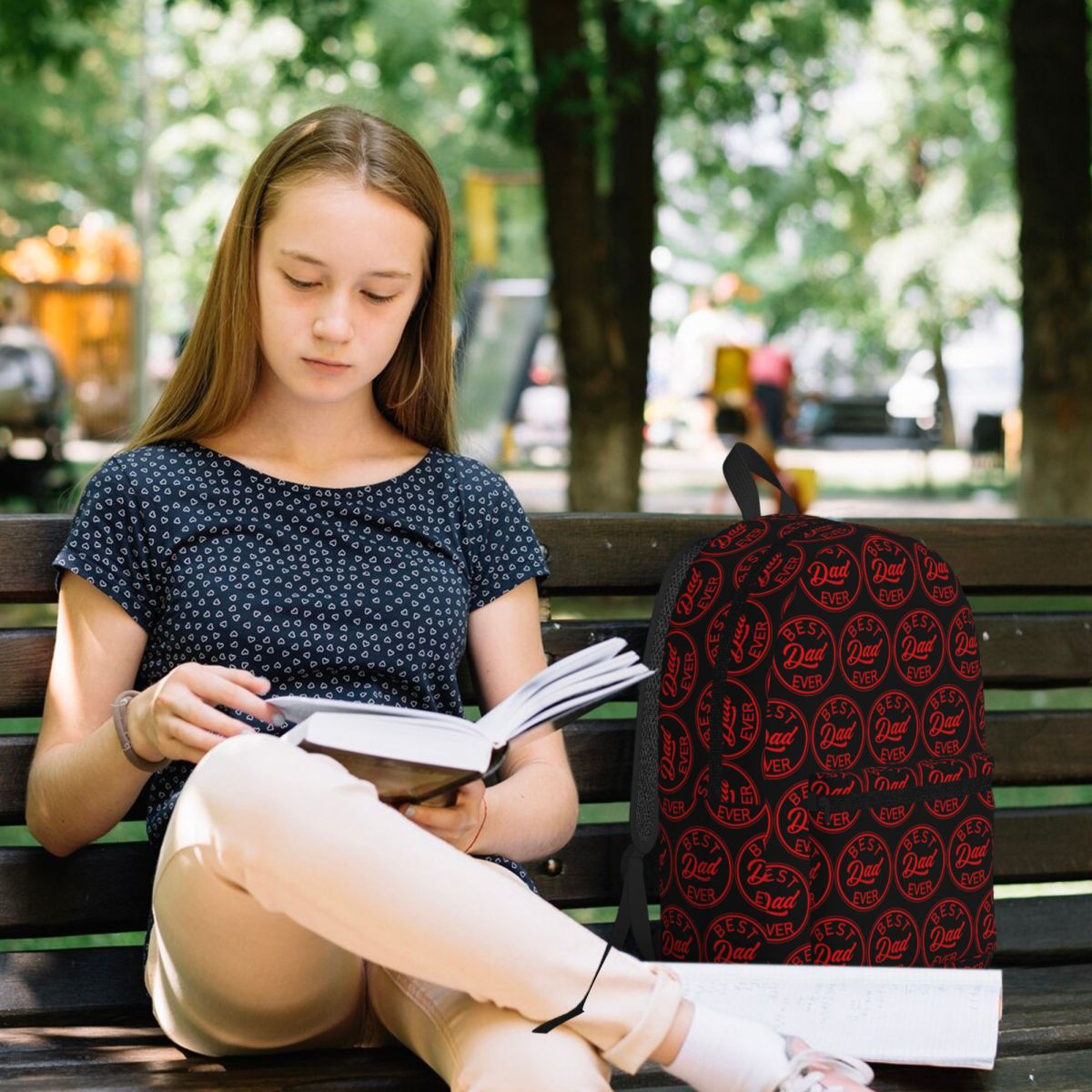 Best Dad Best Red Student Back - Women'S Best Bags For Travel recension och pris