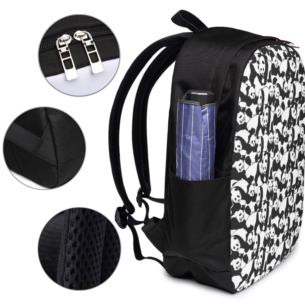 Panda Pattern Backpack Travel  - Women'S Bags recension och pris