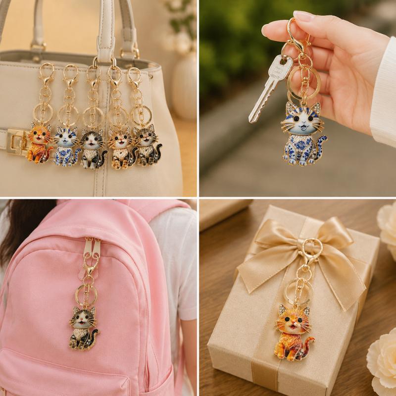 Hot Sale Lovely Cat Keychain A - Women Bags In Sale recension och pris